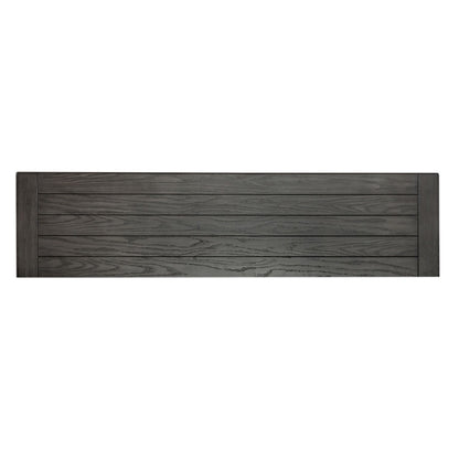 Allyson Park - 68" Highboy TV Console - Wirebrushed White / Charcoal