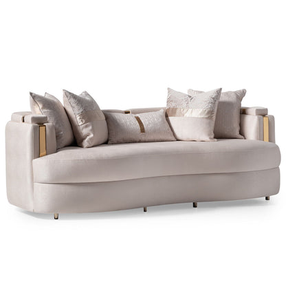 Carmela - Sofa - Almond / Gold