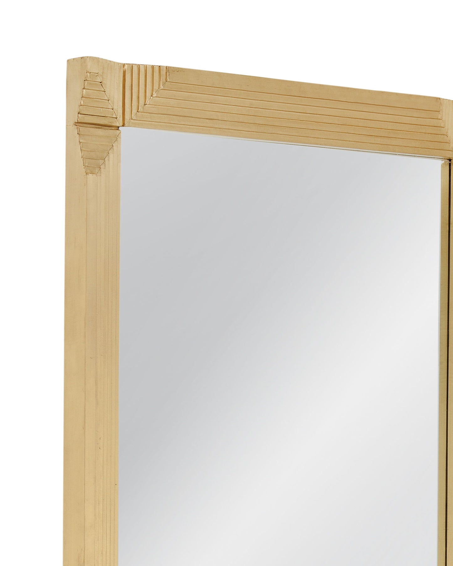 Mellstock - Floor Mirror - Brass Cladding