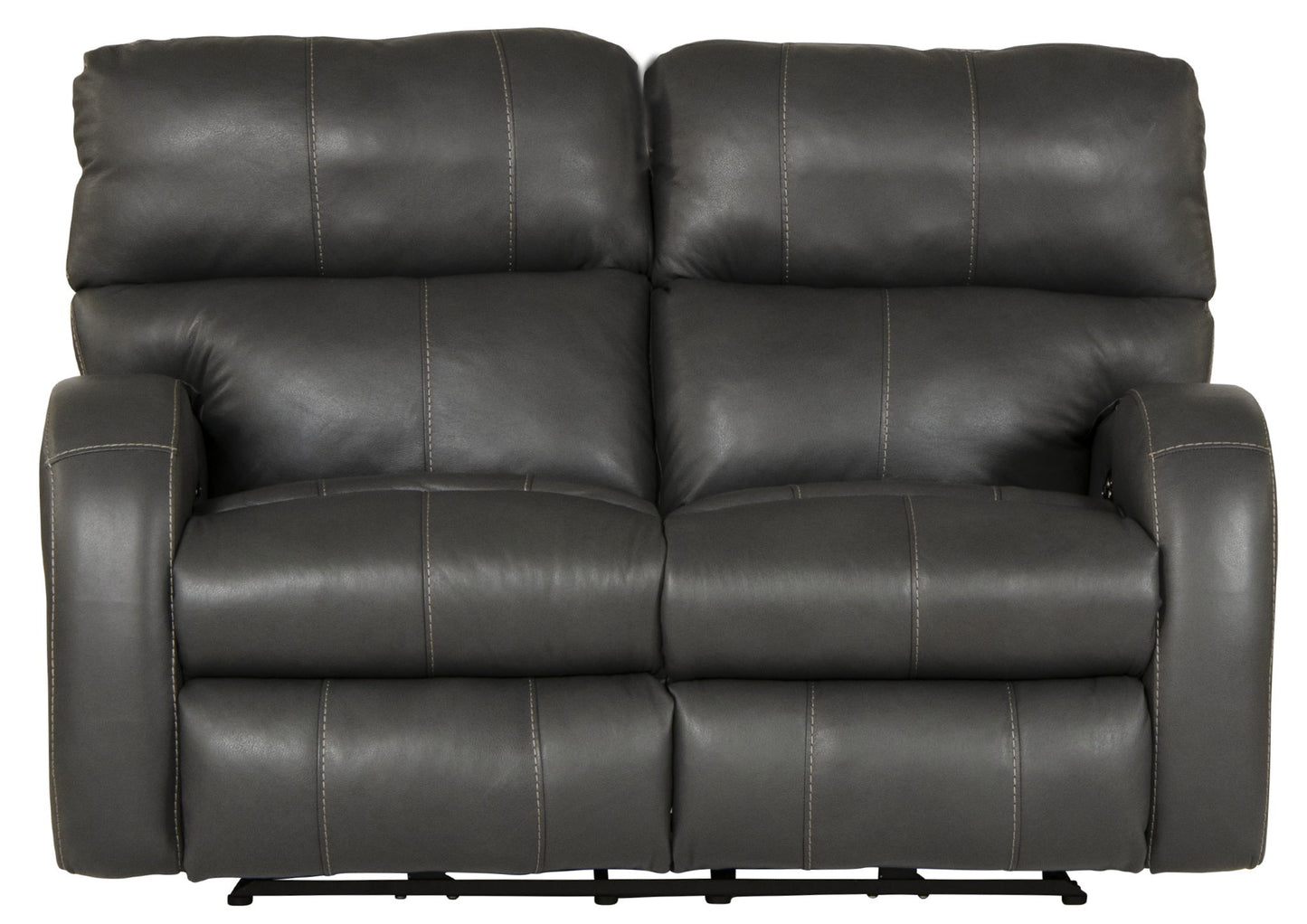 Angelo - Power Reclining Loveseat - Gunmetal