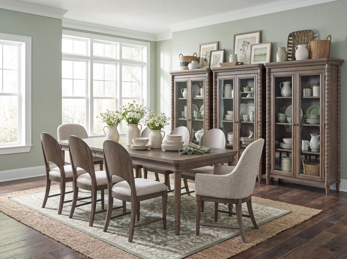 Seraphina - Leg Table - Midnight Oak