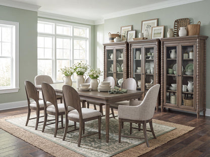 Seraphina - Leg Table - Midnight Oak