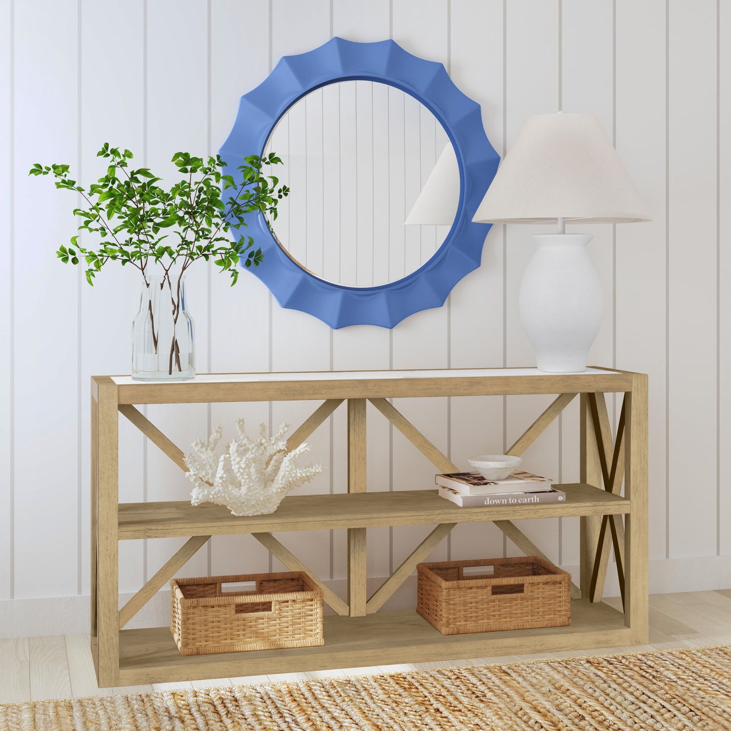 Holden - Console Table - Rustic Blonde