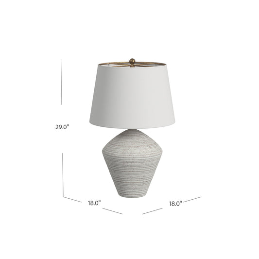 Eclipse - Table Lamp - Textured White