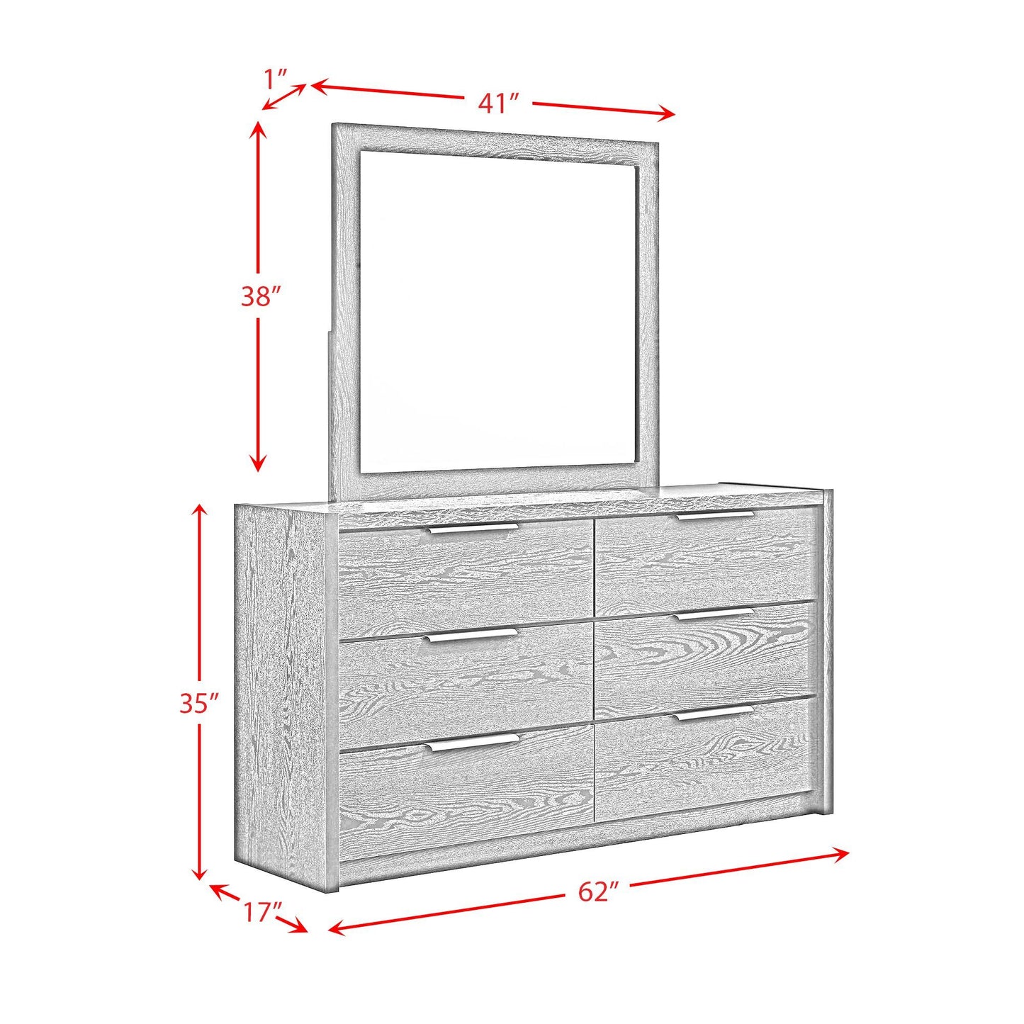 South Bend - Dresser For Bedroom