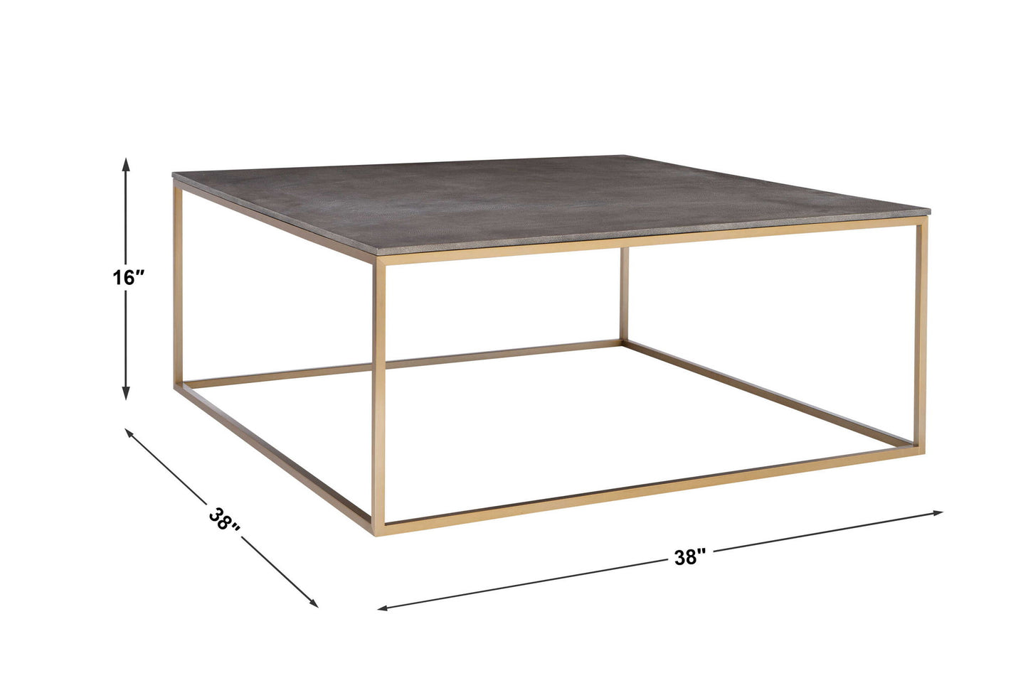 Trebon - Modern Coffee Table - Dark Gray