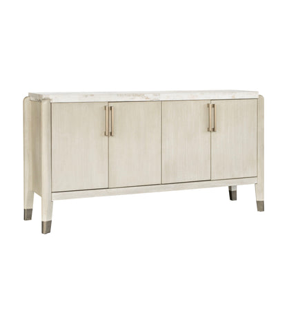 Gavin - Server - Driftwood Oak / White Marble