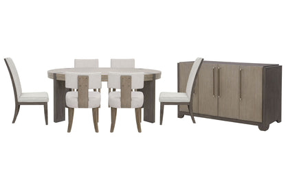 Anderson Park - Round Dining Table Set With Kilsmos Chairs
