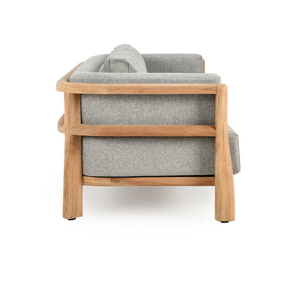 Aston - Outdoor Sofa - Natural / Gray