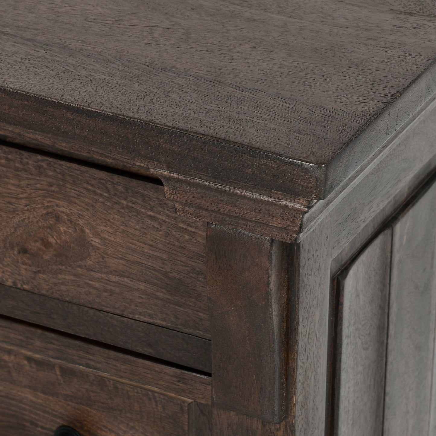 Adelaide - Wood 3 Drawer Nightstand - Cocoa Brown