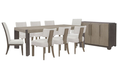 Anderson Park - Leg Dining Table Set With Klismos Chairs