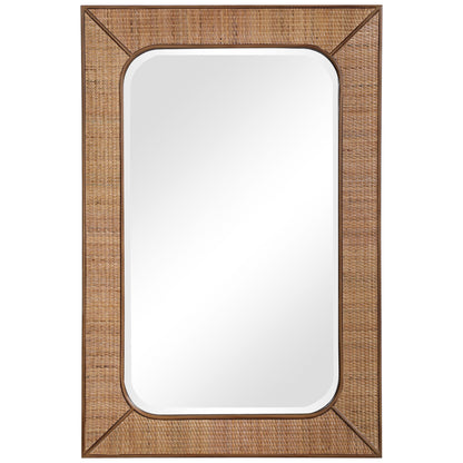 Tahiti - Rattan Mirror - Light Brown