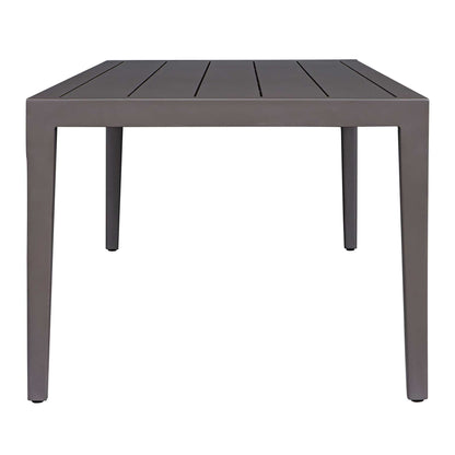 Polanco - Outdoor Aluminum Dining Table - Black