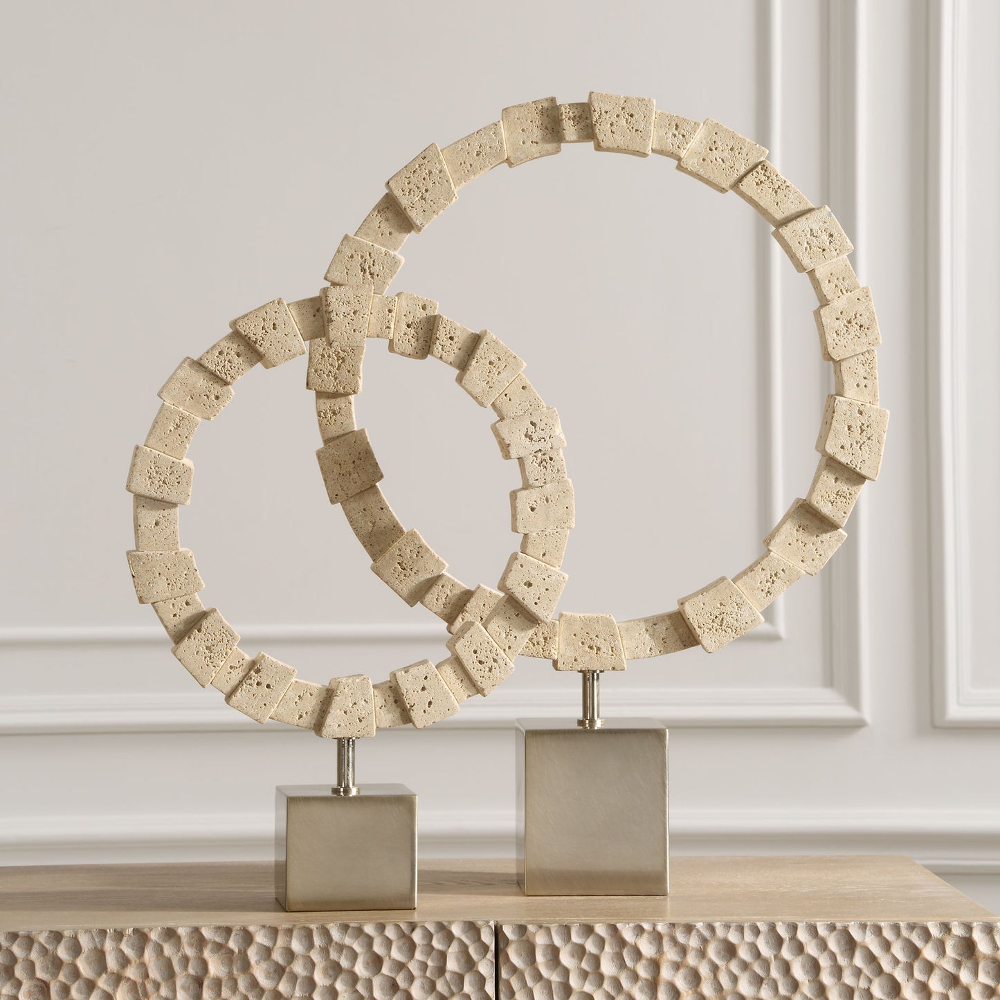 Ivory Fusion - Stone Rings (Set of 2)