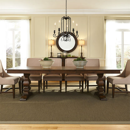 Armand - Trestle Table Top - Antique Brownstone
