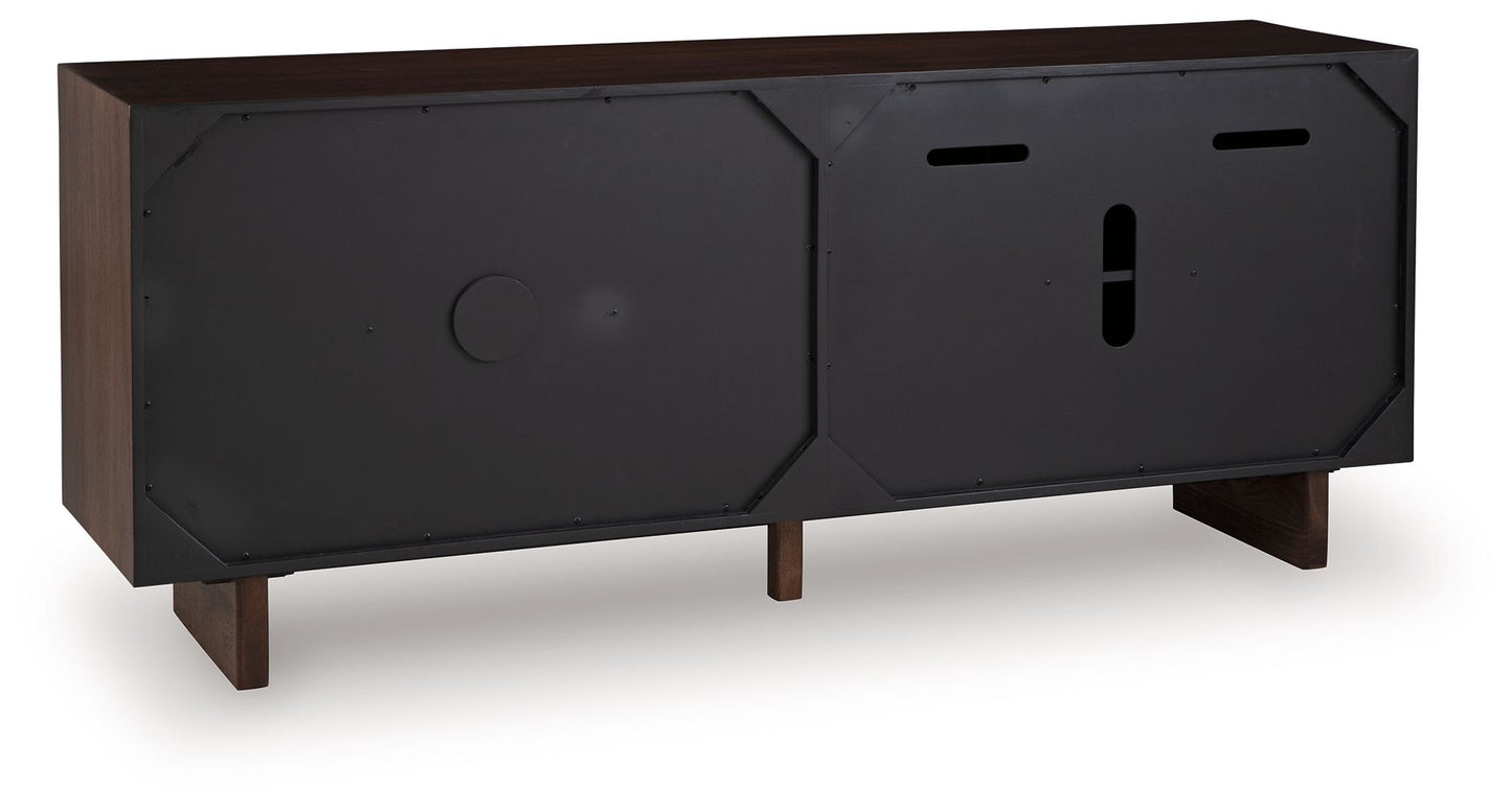 Welby - Accent Cabinet - Brown / Charcoal