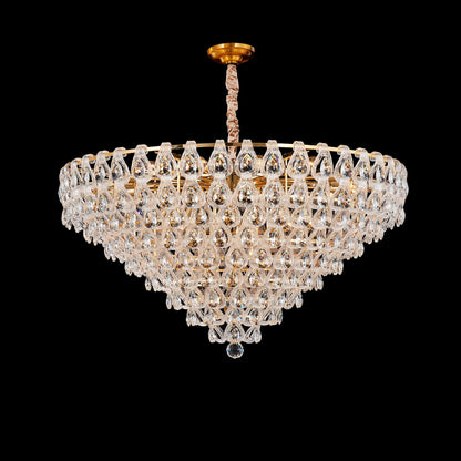 Michael Amini Lighting - Gala 28-Light Round LED Chandelier - Gold