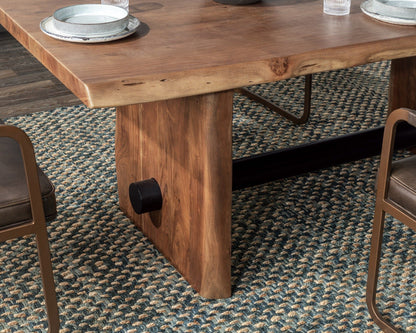 Brinton - 80" Dining Table - Acorn Brown