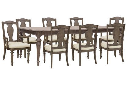 Saddle Creek - Extendable Leg Dining Table Set