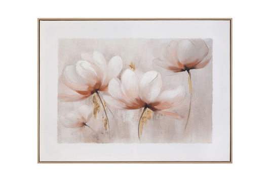 Blush Magnolia II Framed Canvas - Pink