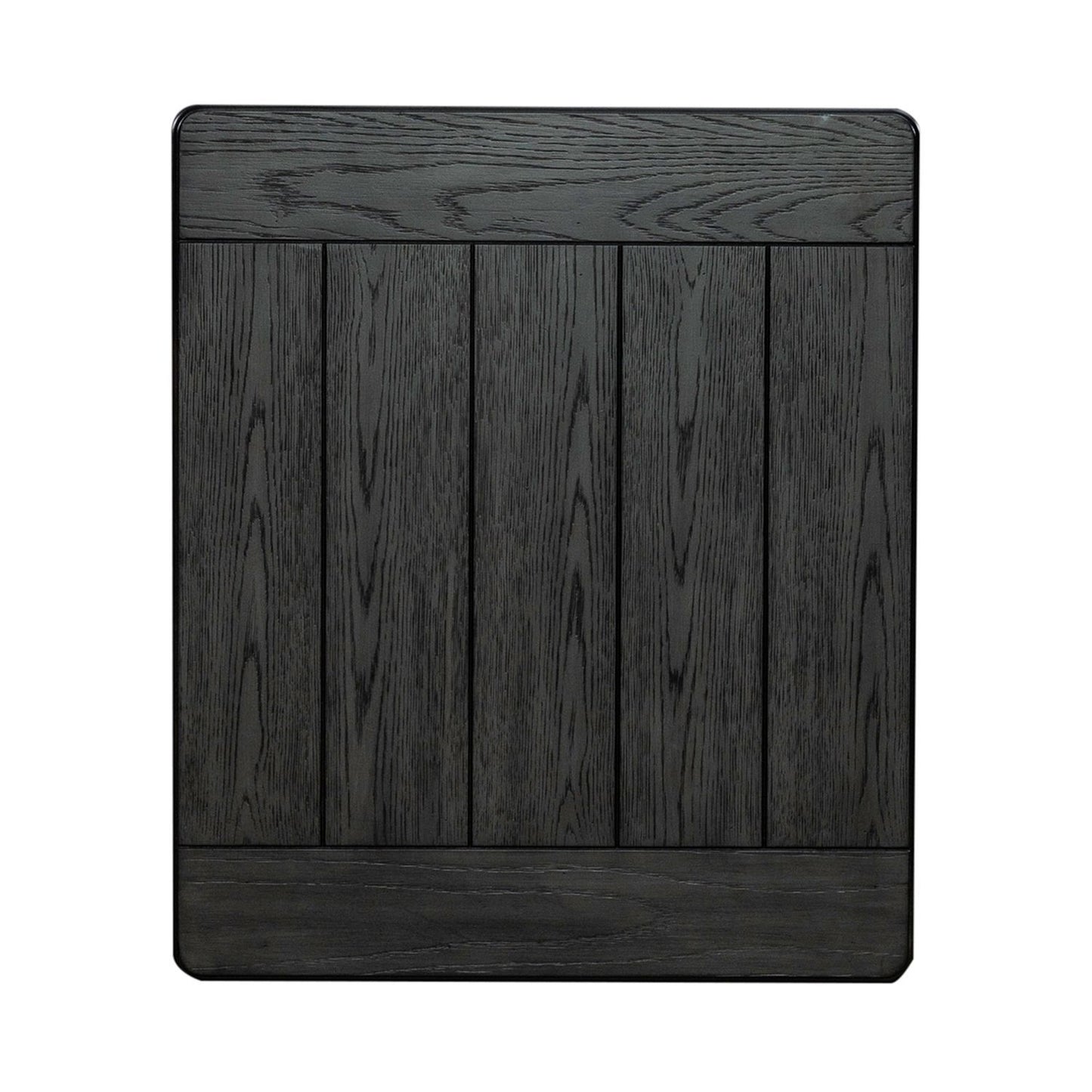 Allyson Park - Drawer End Table - Wirebrushed White / Charcoal