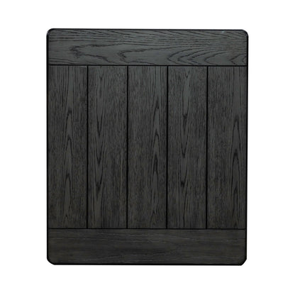 Allyson Park - Drawer End Table - Wirebrushed White / Charcoal