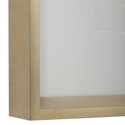 Ethos - Framed Abstract Print - Gold