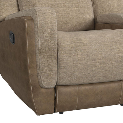 Hornet - 3 Piece Sectional Set With Console And 2 Recliners