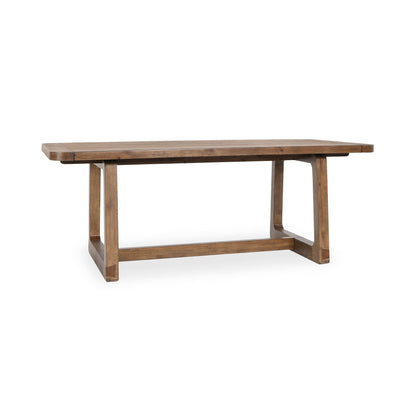 Lyra - Dining Table With Extensions - Smoke Brown