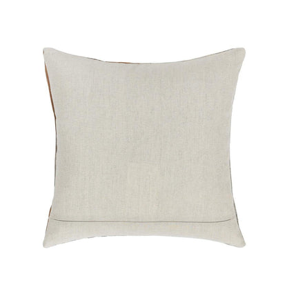 Meru - 20" x 20" Hide Pillow - Tan Multi