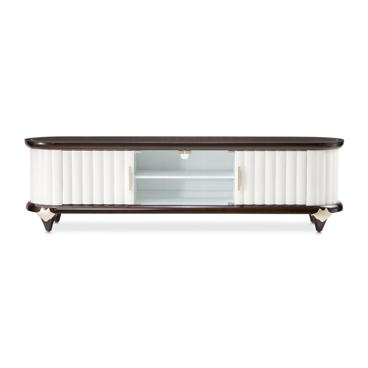 Paris Chic - Media Cabinet - Espresso Brown