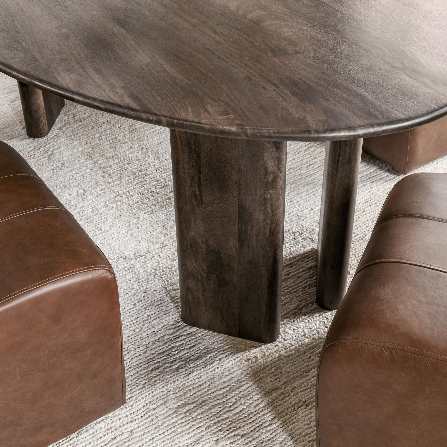 Norwood - Dining Table - Bark Brown