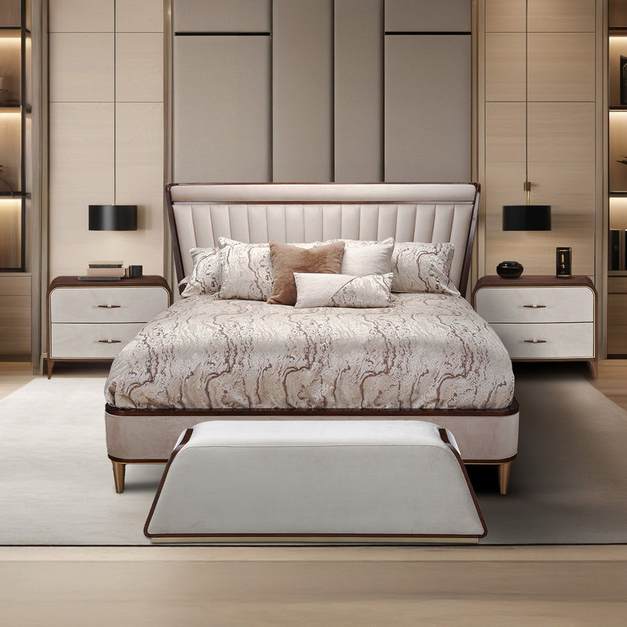 Houston - Channel Tufted Panel Bed