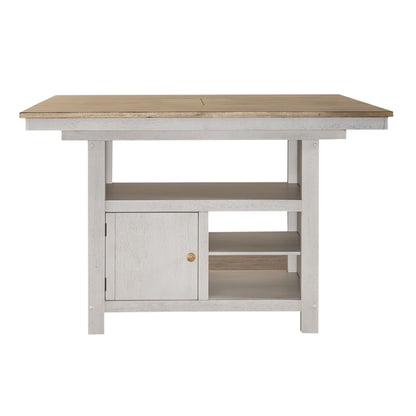 Lindsey Farm - Kitchen Island Top - Weathered White & Sandstone