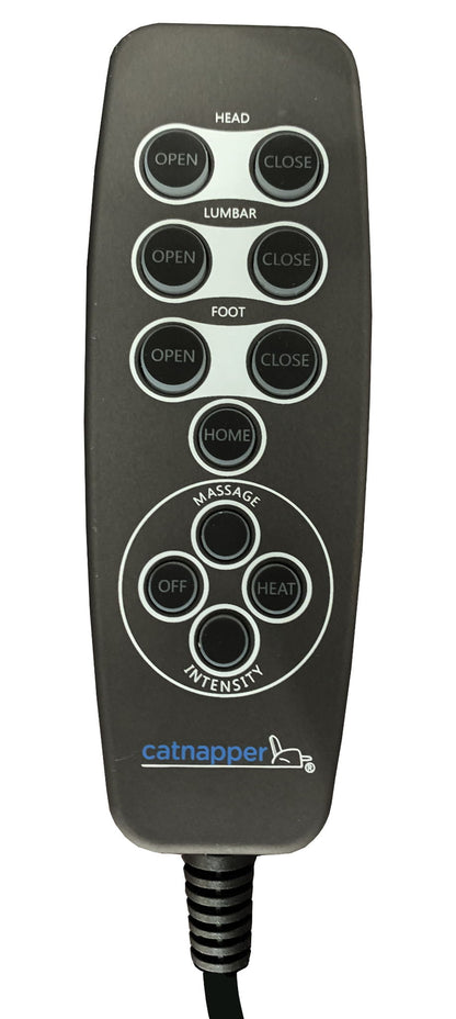 Flynn - Power Lay Flat Reclining Sofa Power Adjustable Headrest & Lumbar And Dual Heat & Massage - Fig