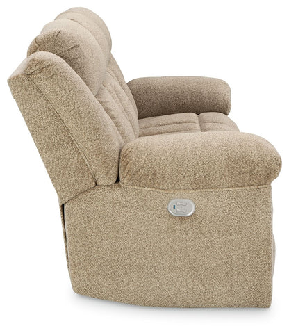 Tip-Off - Power Reclining Sofa With Adj Headrest