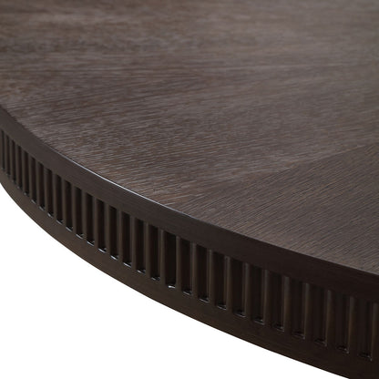 West Kensington - Oval Dining Table - Medium Espresso