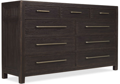 Driftwood - Nine-Drawer Dresser