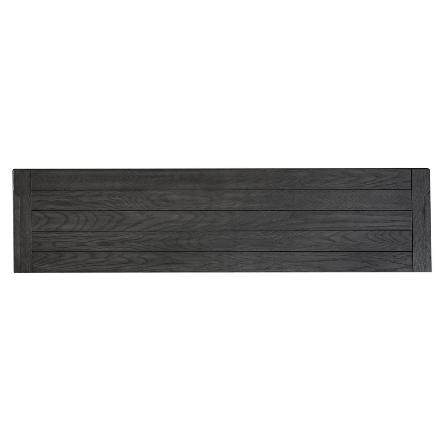 Allyson Park - Entertainment TV Stand - Wirebrushed White / Charcoal
