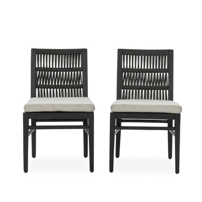 Westville - Outdoor Dining Chair (Set of 2) - Black