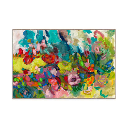 Ground Breaking - 48" x 48" Painting By Buddy Whitlock - Blue
