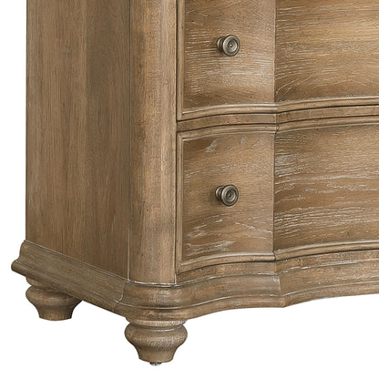 Weston Hills - Dresser With Mirror - Flax Seed