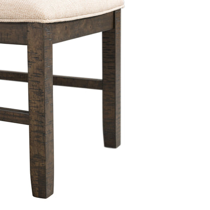 Brock - 7 Piece Dining Set (Table And Six Chairs) - Walnut