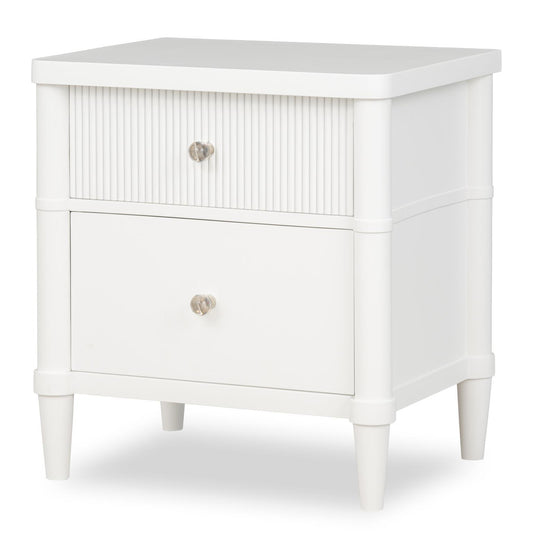 Adeline - Rectangular Nightstand - Cloud White