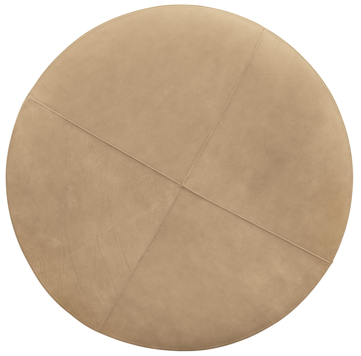 Cashiers - Cocktail Ottoman - Chestnut / Vintage Ecru