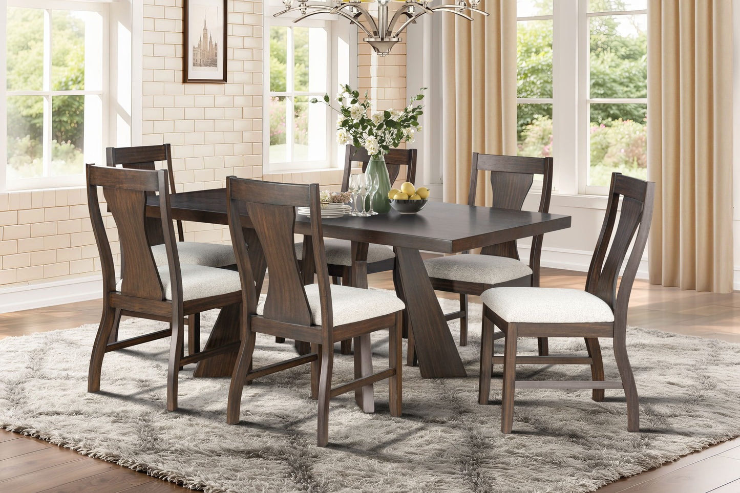 Chestnut Ridge - 47" Round Table - Brown