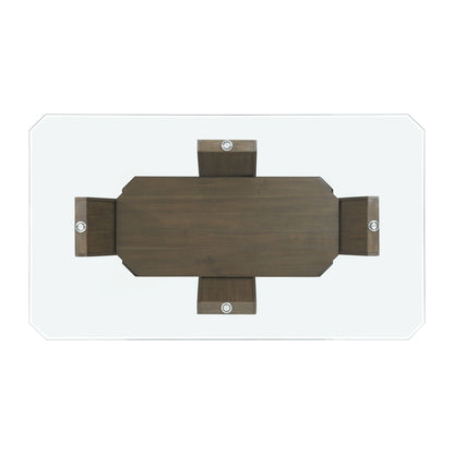 Dapper - Rectangular Dining 5 Piece Set (Table And Four Chairs) - Walnut