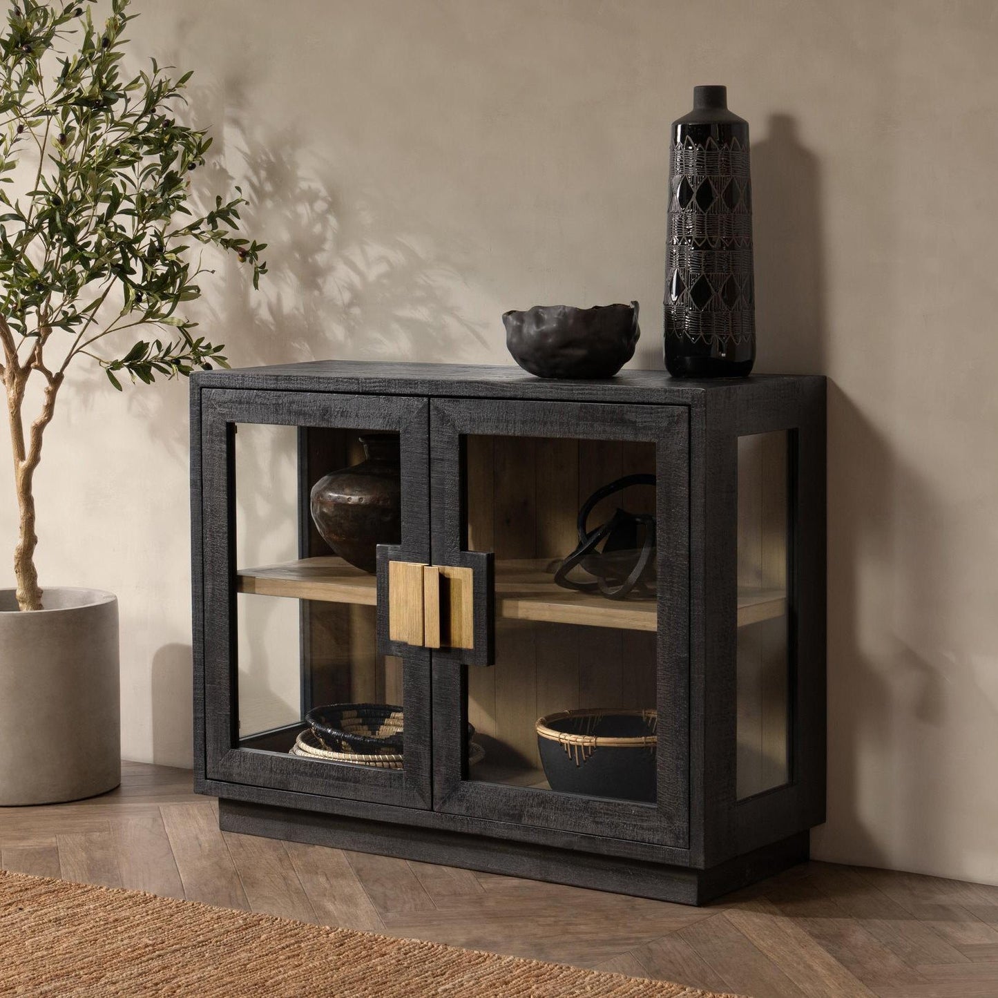 Larson - Reclaimed Pine 2 Door Cabinet