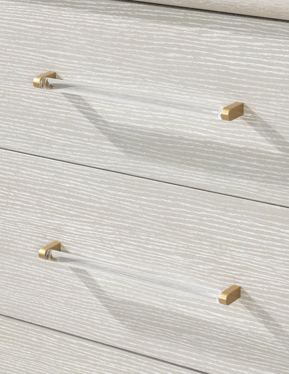 Miramar - Three Drawer Nightstand - Oyster