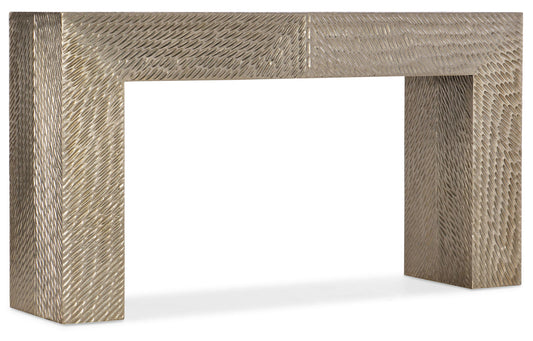 Melange - Tivoli Console Table - Pearl Silver